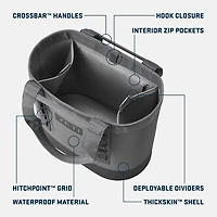 Camino 35 Carryall Tote Bag - Fog Gray/Blue