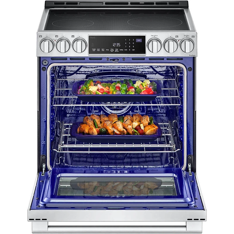 6.3 Cu. Ft. Stainless Slide-In Smart Induction Range