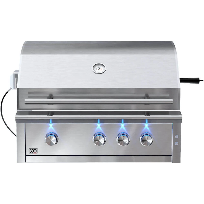 5 Pc. Pro-Grade Luxury Gray Natural Gas Grill Island Suite