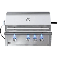 5 Pc. Pro-Grade Luxury Gray Natural Gas Grill Island Suite