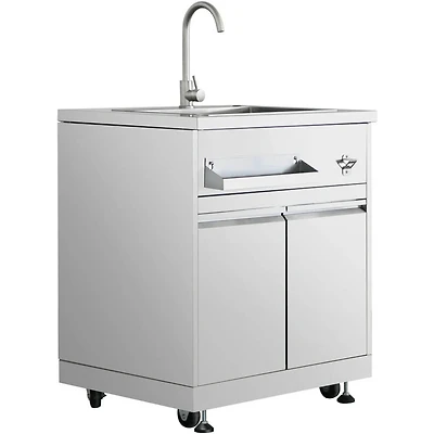 32 inch Stainless Kitchen Sink Cabinet for Outdoor Kitchens