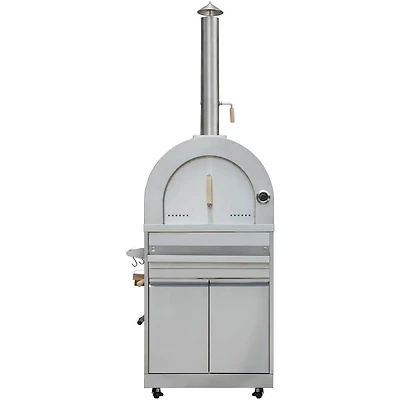 Pc. Modular Outdoor Kitchen Island Suite w/ 4-Burner Propane Gas Grill