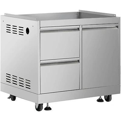 32 inch Stainless Kitchen Grill Cart for Outdoor Kitchens