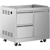 32 inch Stainless Kitchen Grill Cart for Outdoor Kitchens