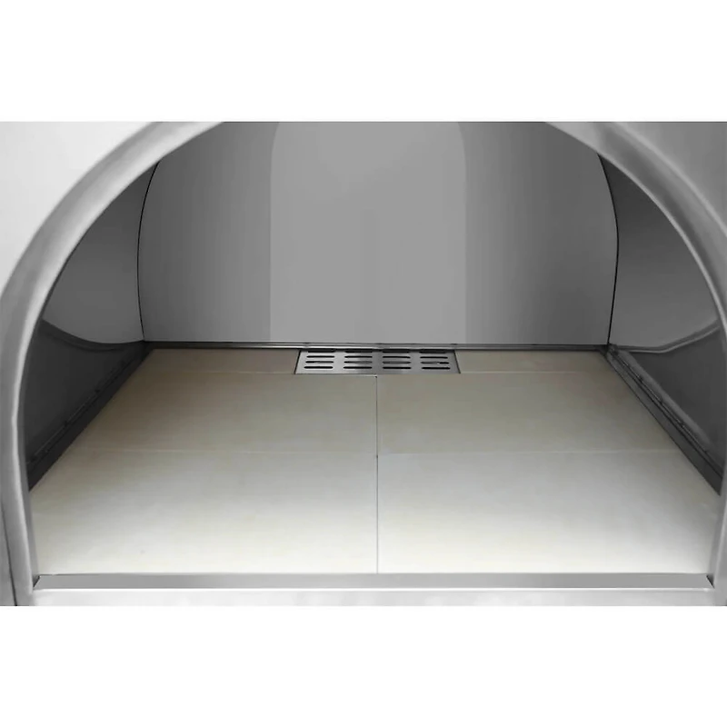 28 inch Pro Style Stainless Outdoor Wood-Burning Pizza Oven and Cabinet