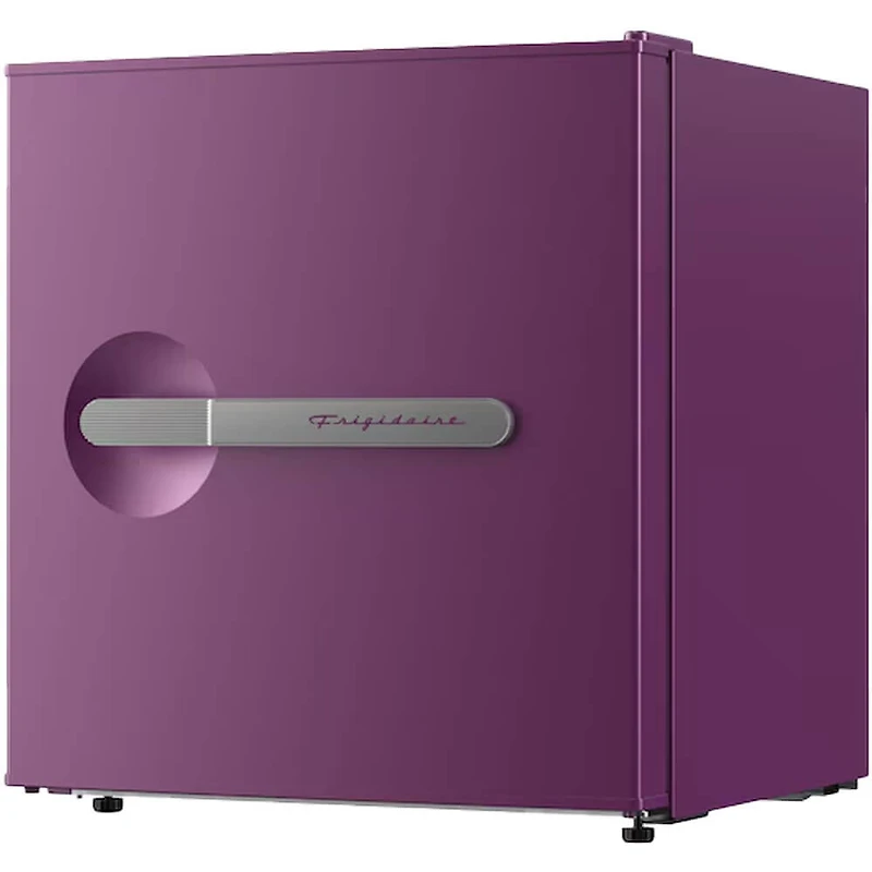 1.6 Cu. Ft. Plum Retro Compact Refrigerator with Side Bottle Opener