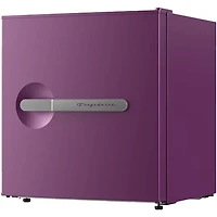 1.6 Cu. Ft. Plum Retro Compact Refrigerator with Side Bottle Opener