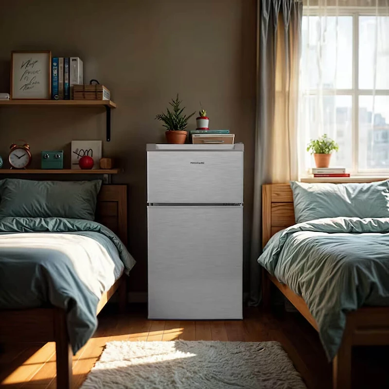 3.1 Cu. Ft. Stainless Compact Refrigerator