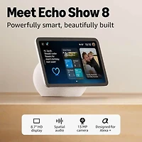 Echo Show 8 2025 with Alexa - Glacier White