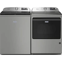 7.4 Cu. Ft. Silver Top Load High Efficiency Smart Dryer with Pet Pro Option