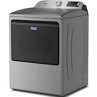 7.4 Cu. Ft. Silver Top Load High Efficiency Smart Dryer with Pet Pro Option