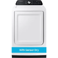 7.4 Cu. Ft. White Top Load High Efficiency Electric Smart Dryer