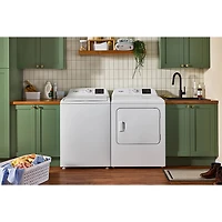 Cu. Ft. White Top Load High Efficiency Electric Dryer