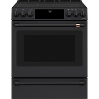 Flat Black Front Control Electric Range Handle and Knob Set