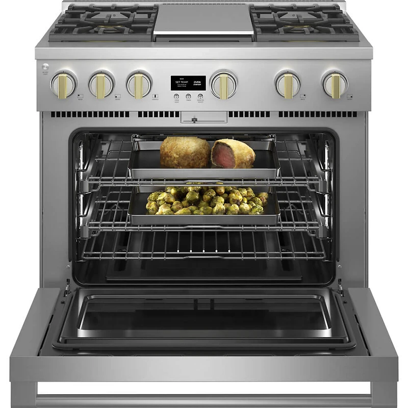 6.2 Cu. Ft. Stainless Slide-In Convection Smart Gas Range
