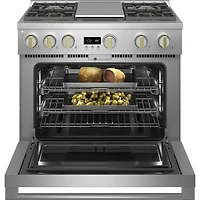 6.2 Cu. Ft. Stainless Slide-In Convection Smart Gas Range