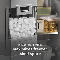 28.7 Cu. Ft. Stainless Side-By-Side Refrigerator - OPEN BOX