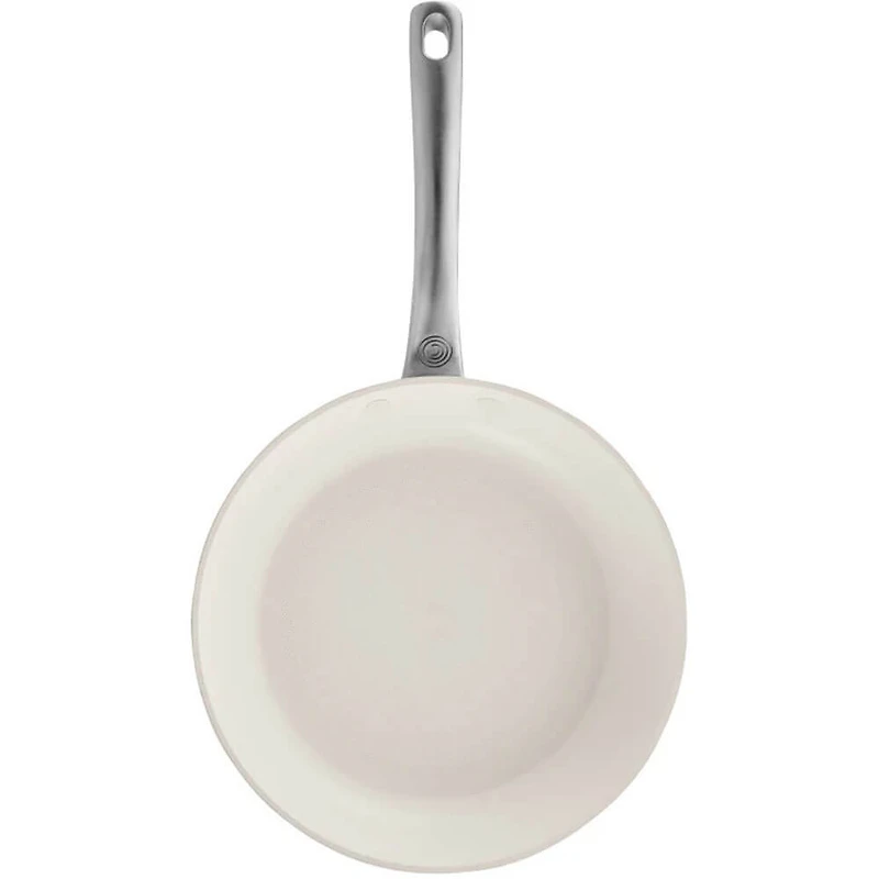 10-Pc. Ceramic Nonstick Cookware Set with Halo LaserDefense - Pearl White