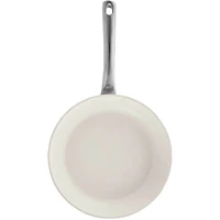 10-Pc. Ceramic Nonstick Cookware Set with Halo LaserDefense - Pearl White