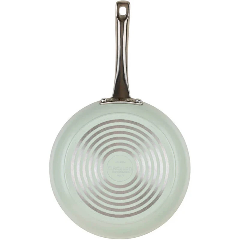 10-Pc. Ceramic Nonstick Cookware Set with Halo LaserDefense - Sage Green - OPEN BOX