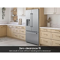 23.5 Cu. Ft. Bespoke Stainless French Door Counter Depth Smart Refrigerator 
