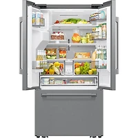 23.5 Cu. Ft. Bespoke Stainless French Door Counter Depth Smart Refrigerator 