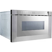 1.2 Cu. Ft. Silver Mirror Built-In Microwave Drawer
