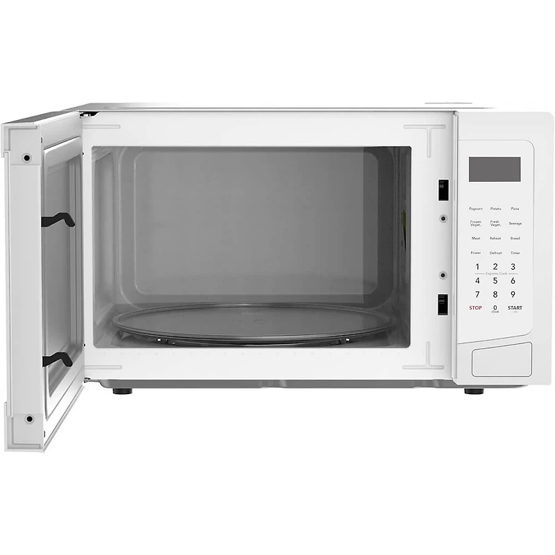 1.1 Cu. Ft. White Countertop Microwave