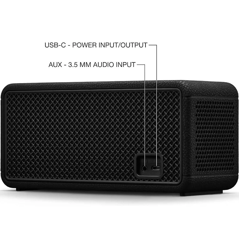 Middleton II Bluetooth Portable Speaker - Black/Brass