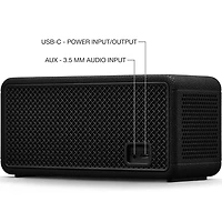 Middleton II Bluetooth Portable Speaker - Black/Brass