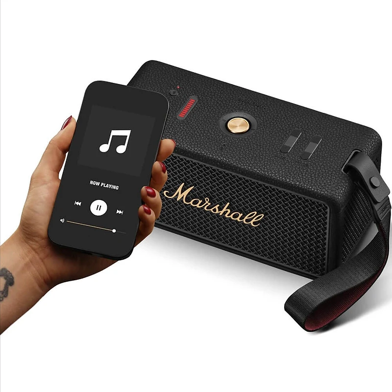 Middleton II Bluetooth Portable Speaker - Black/Brass