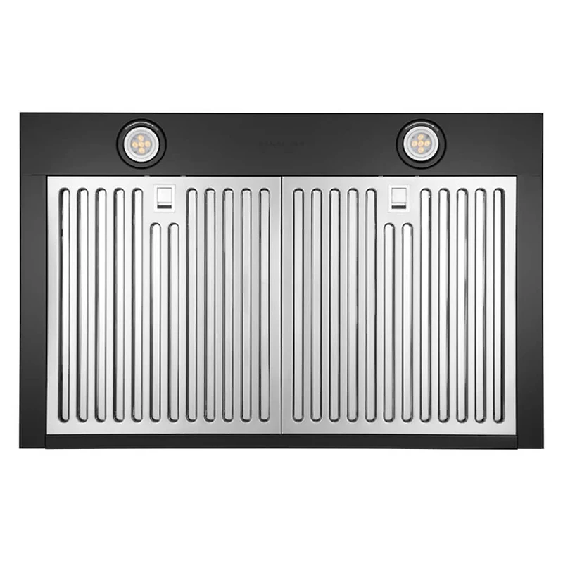 30 inch Black Convertible Wall Mount Range Hood