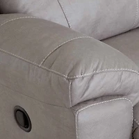 Ransom Reclining Console Loveseat - Astrid Stone