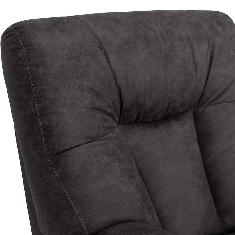 Connery Fabric Recliner with Swivel and Rocking - Amargo Slate