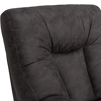 Connery Fabric Recliner with Swivel and Rocking - Amargo Slate