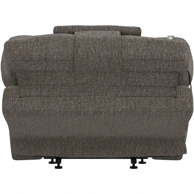 Snoozer Dual Power Lift Power Headrest Lay Flat Recliner - Fossil