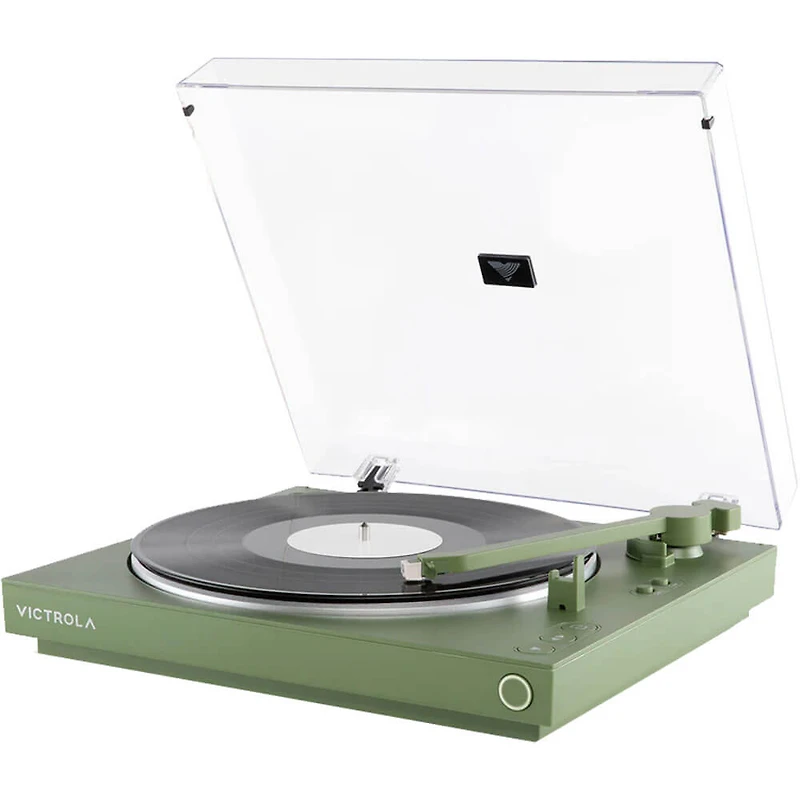 Fully Automatic Belt-Drive Bluetooth Turntable - Matte Green