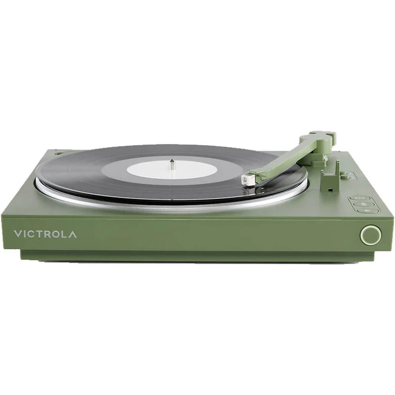 Fully Automatic Belt-Drive Bluetooth Turntable - Matte Green