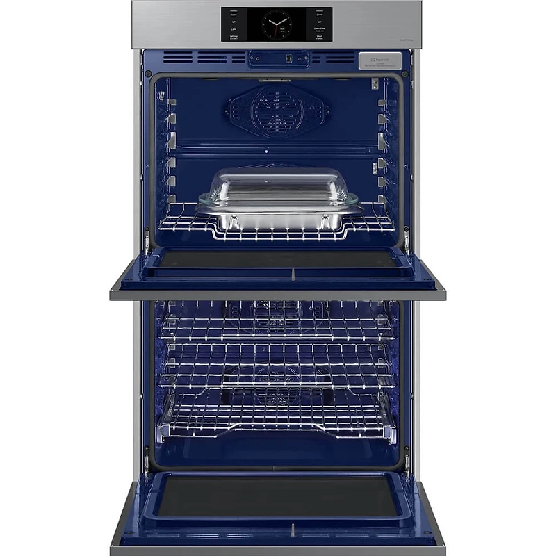 30 inch Black Convection Smart Double Wall Oven