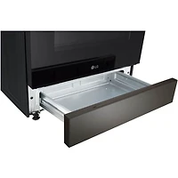 6.3 Cu. Ft. Black Stainless Slide-In Smart Electric Range