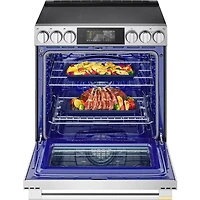 6.3 Cu. Ft. Stainless Slide-In Electric Convection Smart Induction Range with AI Gourmet Camera