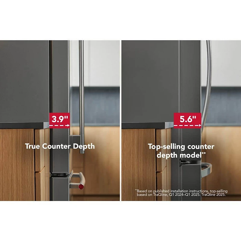 24.3 Cu. Ft. Black Ore French Door Counter-Depth Refrigerator
