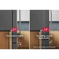 24.3 Cu. Ft. Black Ore French Door Counter-Depth Refrigerator