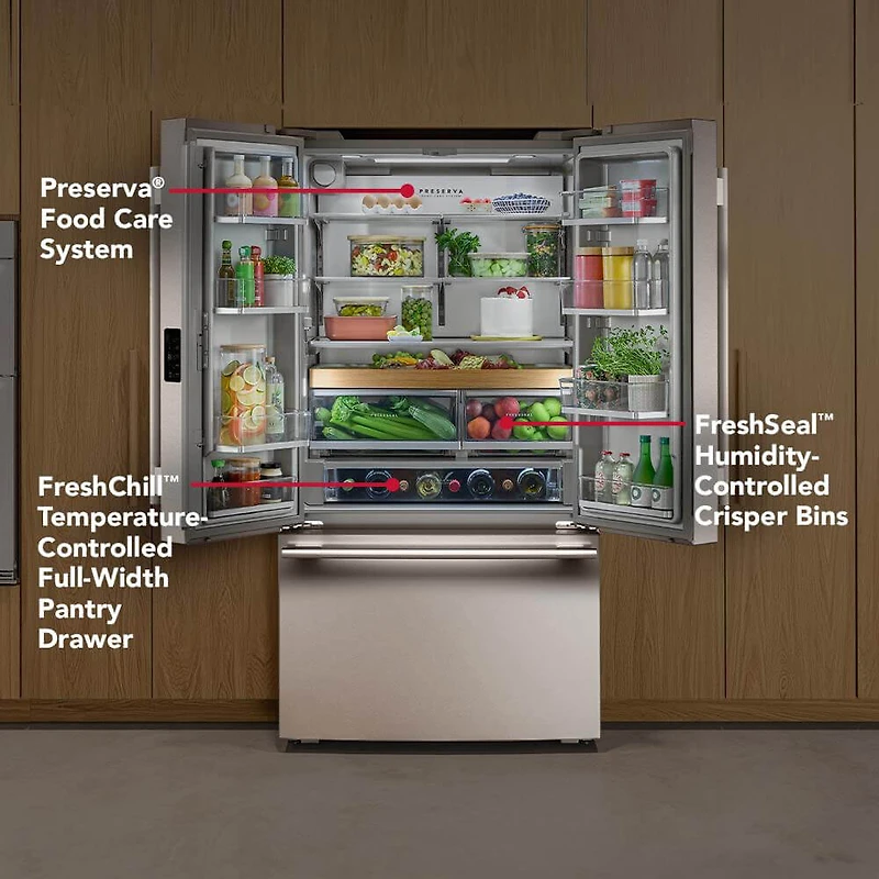 24.3 Cu. Ft. Black Ore French Door Counter-Depth Refrigerator