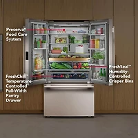 24.3 Cu. Ft. Black Ore French Door Counter-Depth Refrigerator