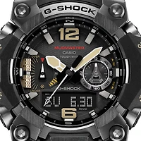 Mens G-Shock Mudmaster Solar Bluetooth Analog-Digital Watch - Black