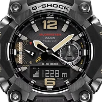 Mens G-Shock Mudmaster Solar Bluetooth Analog-Digital Watch - Black