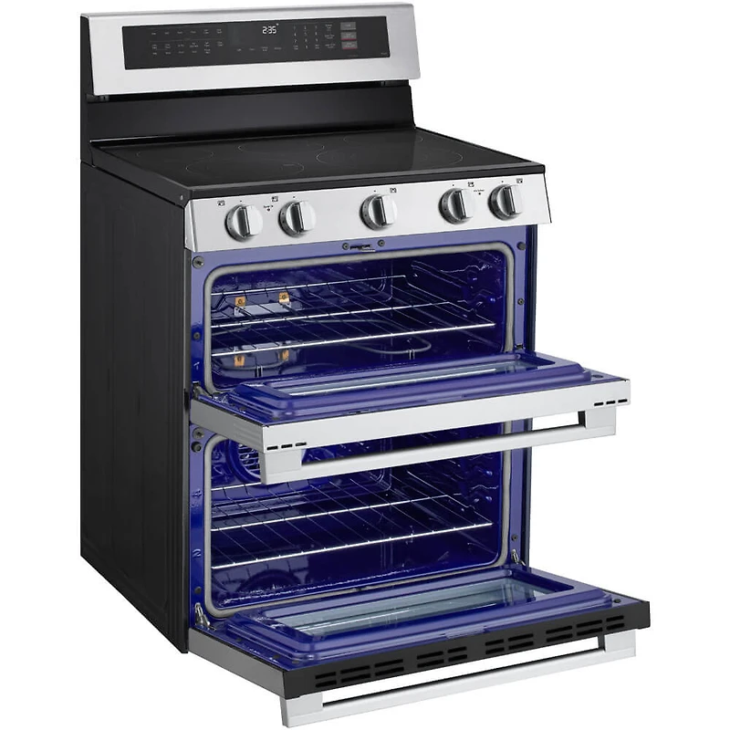 7.3 Cu. Ft. Stainless Freestanding Double Oven Smart Electric Range