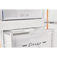 17 Cu. Ft. Creamsicle Orange Classic Retro Counter-Depth Bottom Freezer Refrigerator