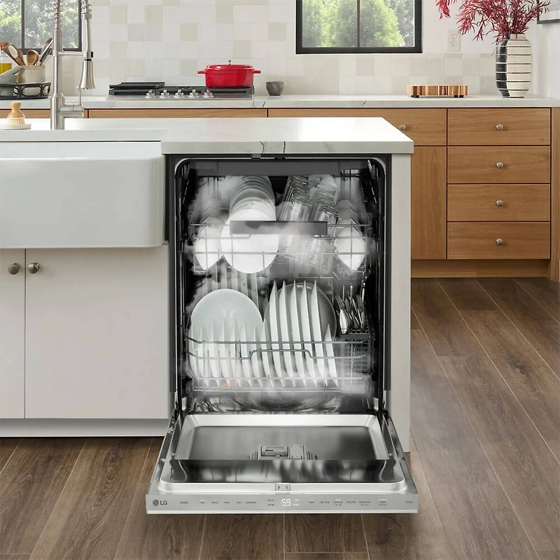 46 dBA Stainless FlushFit Top Control Smart Dishwasher